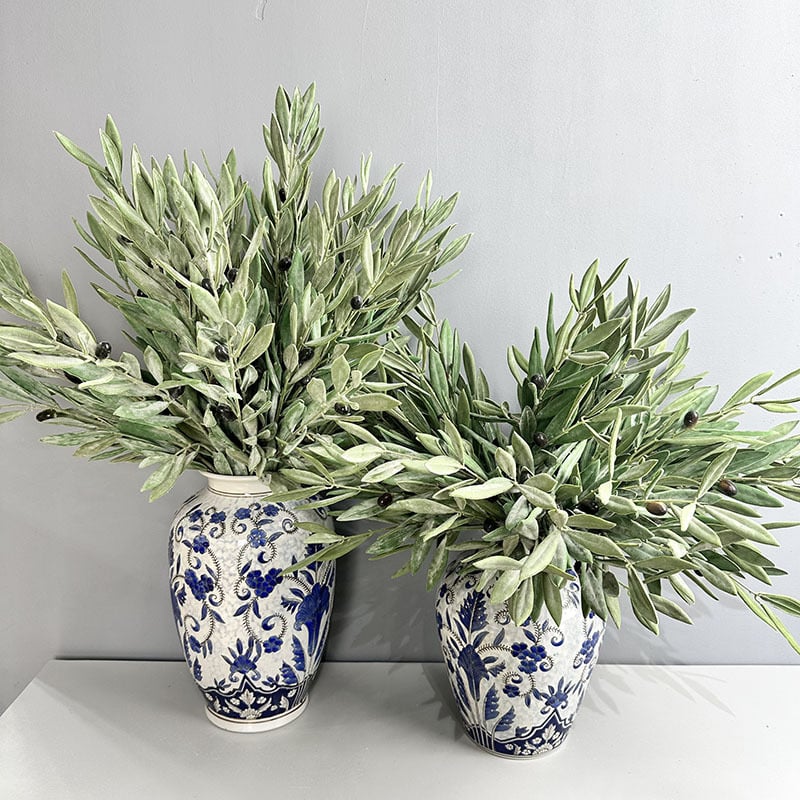 Frunze de măslin artificiale pentru decor acasă, buchet în stil scandinav