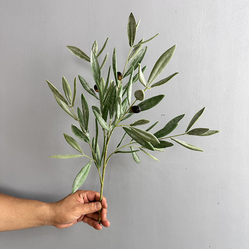 Frunze de măslin artificiale pentru decor acasă, buchet în stil scandinav