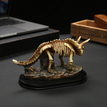 Decorațiune creativă cu craniu și oase; model schelet de dinozaur; recuzită pentru laborator, bar și cafenea; mic obiect decorativ