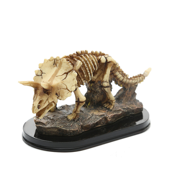 Decorațiune creativă cu craniu și oase; model schelet de dinozaur; recuzită pentru laborator, bar și cafenea; mic obiect decorativ