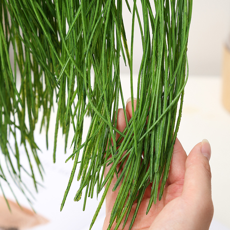 Iarbă artificială Dragon's Whisker Grass pentru decor de nuntă, plante suspendate în stil forestier, viță sintetică pentru aranjamente florale