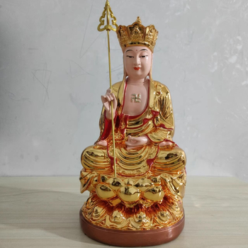 Štap Bodhisattva Ksitigarbha od smole, ukras u starinskom stilu