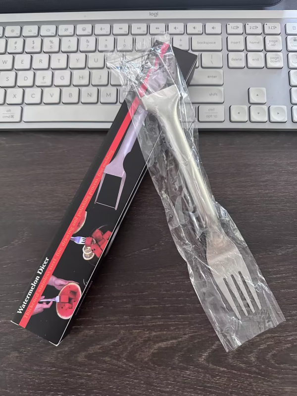 Tăietor de pepene cu două capete, din oțel inoxidabil 304 — instrument de tăiere a fructelor