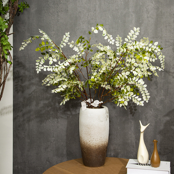 Frunză artificială de Wisteria, tulpină unică, decor interior