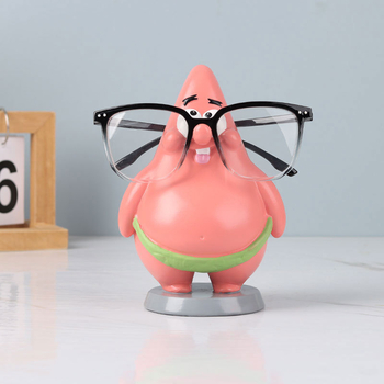 Suport pentru ochelari Patrick Star — Ornament din rășină, stil desen animate, pentru afișajul ochelarilor