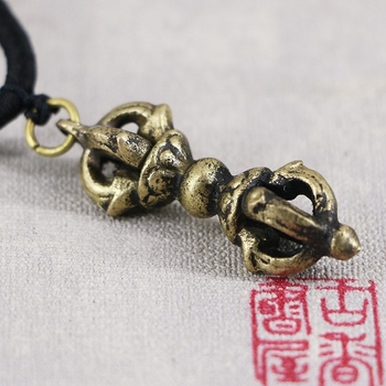 Ručni privjesak Vajra s petostrukim nitima, budistički ritualni amulet