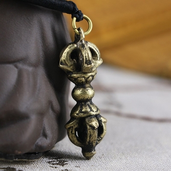 Ručni privjesak Vajra s petostrukim nitima, budistički ritualni amulet