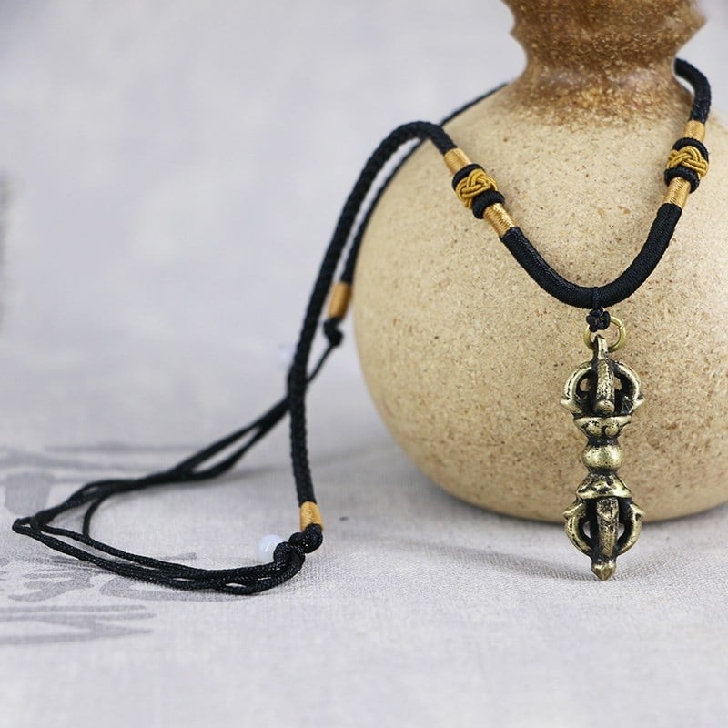 Ručni privjesak Vajra s petostrukim nitima, budistički ritualni amulet