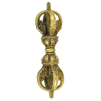 Vajra od bakra s pet prstiju, ručno izrađeni ritualni instrument