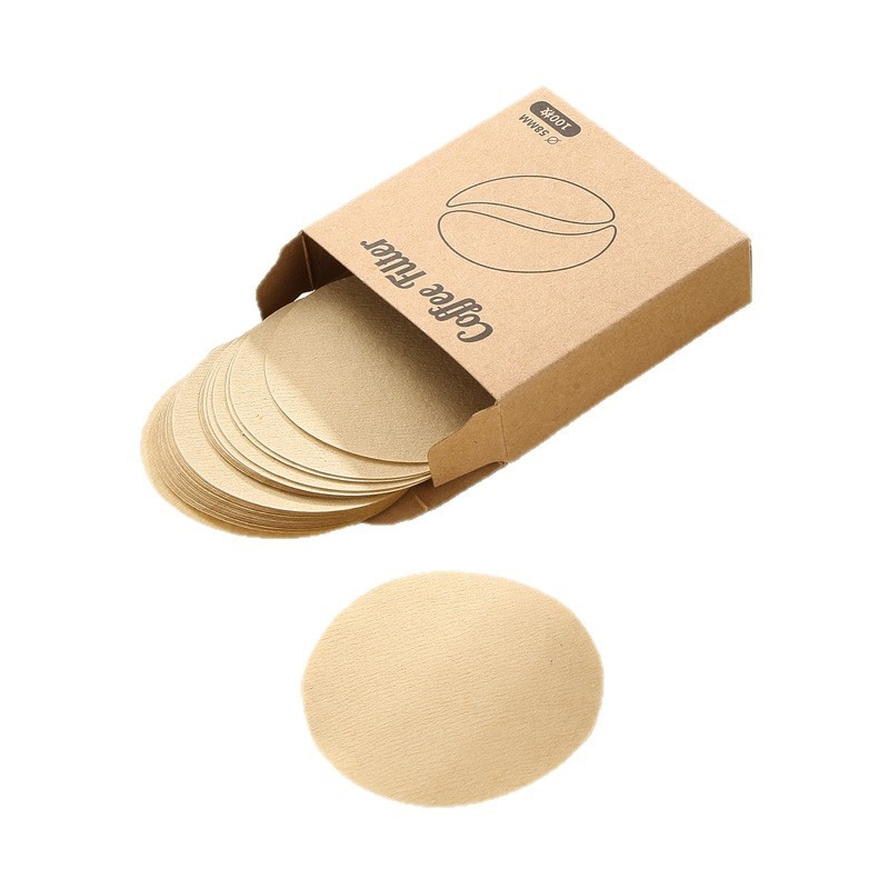 Hârtie de filtru pentru moka pot, rotundă, 51/58, filtrare secundară