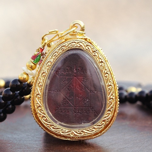 Thai budistički amulet Long Po San An Zhao Bei Cai - Ženska božica