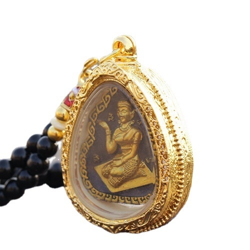 Thai budistički amulet Long Po San An Zhao Bei Cai - Ženska božica