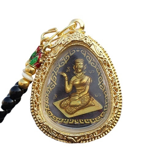 Thai budistički amulet Long Po San An Zhao Bei Cai - Ženska božica