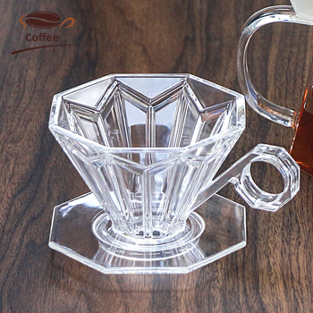 Sifei filtru cafea V60, din rășină PC, filtru îngroșat pentru cafea pour-over