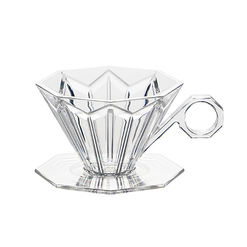 Sifei filtru cafea V60, din rășină PC, filtru îngroșat pentru cafea pour-over