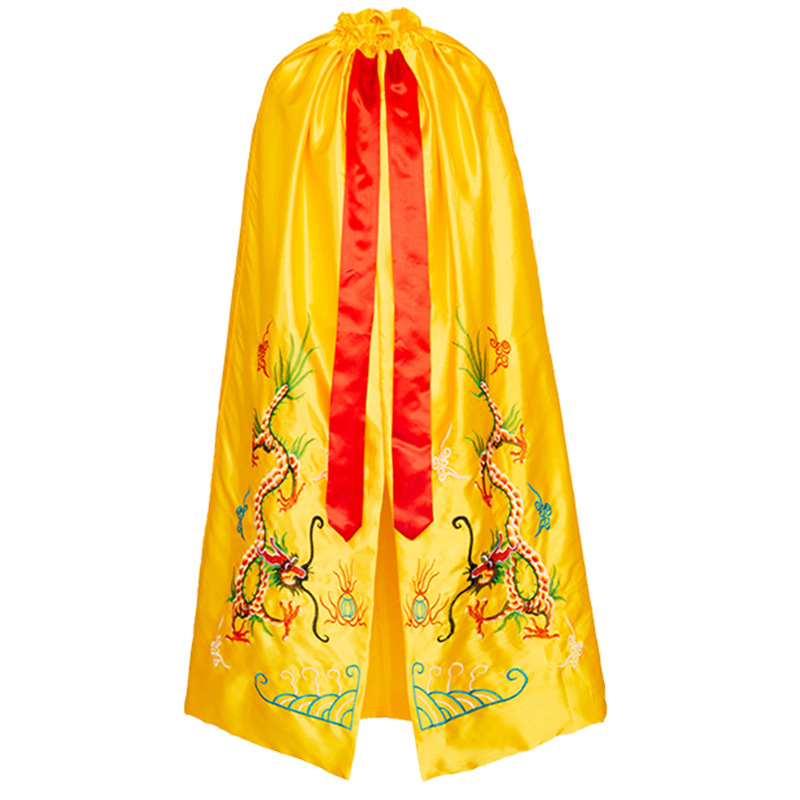 Pelerină lotus de 1,5 m pentru Guanyin Bodhisattva, șal Buddha brodat cu dragon și Phoenix