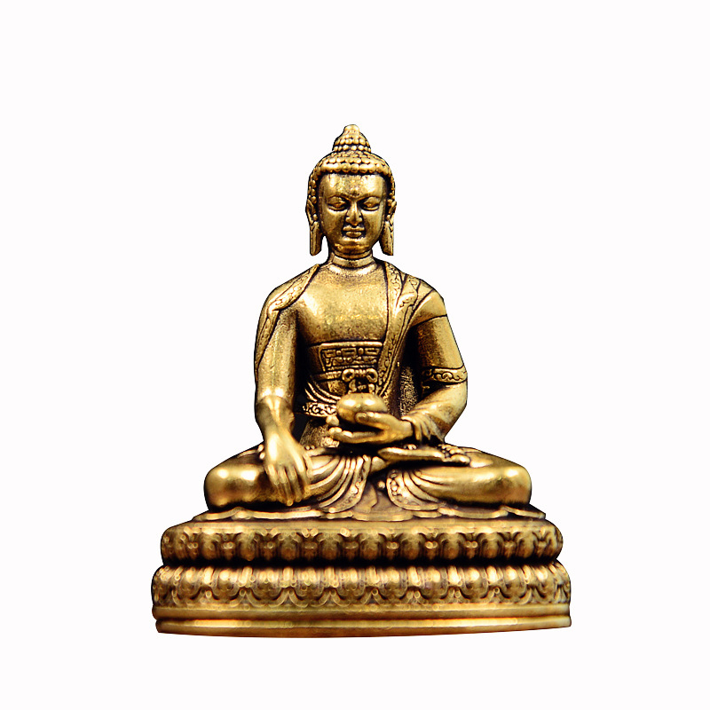 Statuetă Bodhisattva din bronz antic – Guanyin