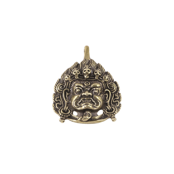 Pandantiv Buddha Acala în stil tibetan Vajrayana, din alamă, cu card norocos, amuletă portabilă