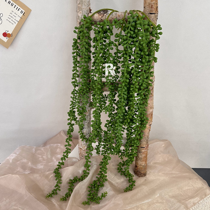Liană artificială cu mărgele Buddha pentru decor de perete la nunți și ședințe foto