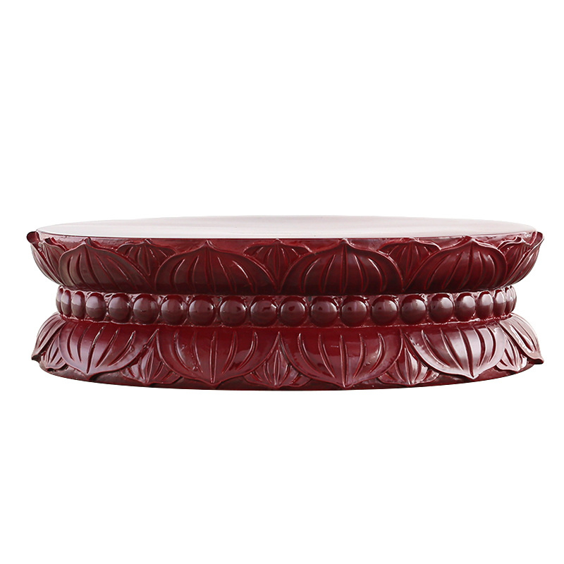 Bază din rășină pentru statuia Buddha, cu soclu lotus