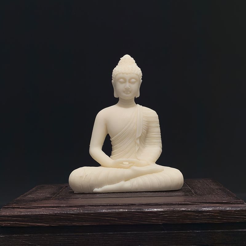 Statuie Buddha Zen Vairocana și Shakyamuni — decor pentru casă, sufragerie/hol, decor auto pentru protecție