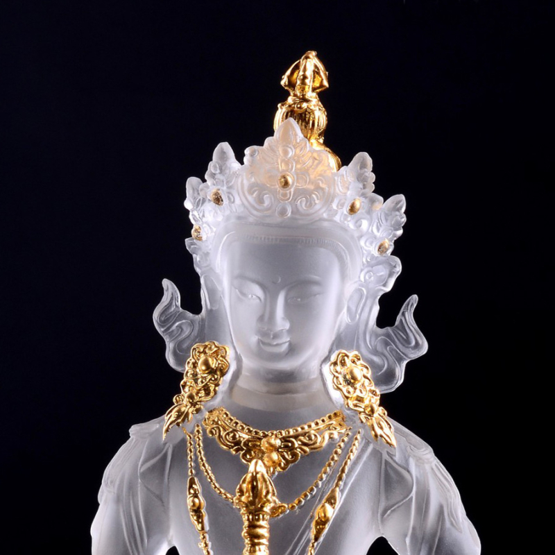 Statuie Vajrasattva a lui Buddha, pentru închinare, decor de casă, montată pe perete, înălțimi 12/22/29 cm