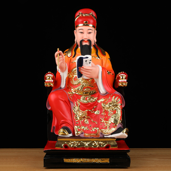 Statuile din rășină ale Împăratului Wenchang și Wenqu Star pentru închinare acasă, figurine ale unei zeități taoiste pentru rugăciune