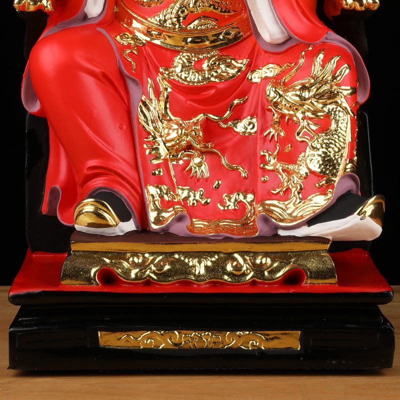 Statuile din rășină ale Împăratului Wenchang și Wenqu Star pentru închinare acasă, figurine ale unei zeități taoiste pentru rugăciune