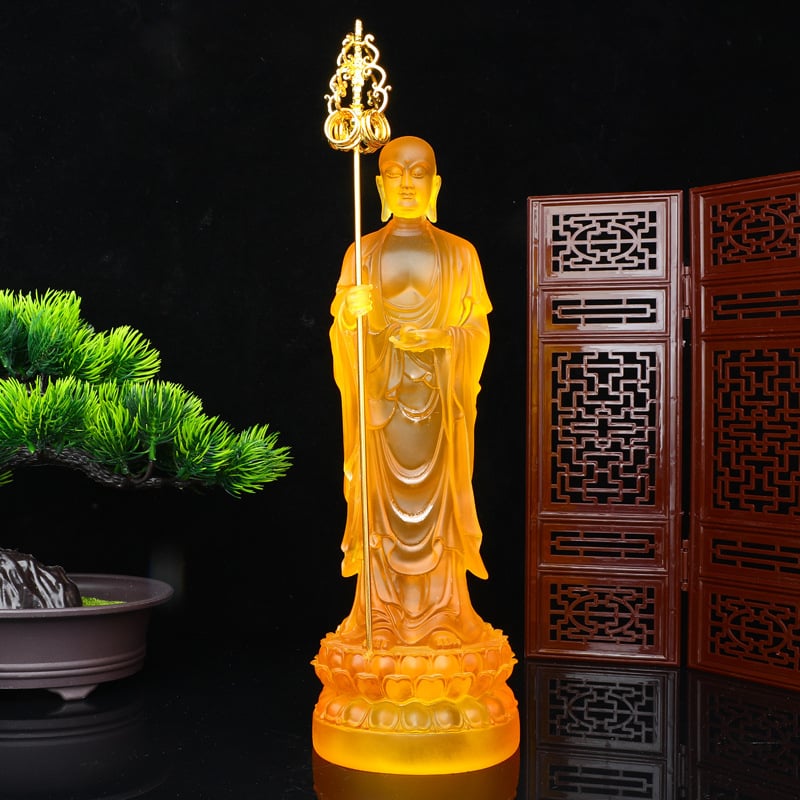 Statuie din rășină Ksitigarbha Bodhisattva pentru temple și lăcașuri de cult