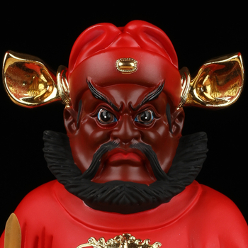 Statuie Zhong Kui din rășină pentru altarul de acasă – figură taoistă decorativă