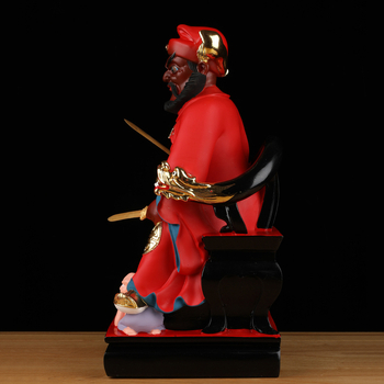 Statuie Zhong Kui din rășină pentru altarul de acasă – figură taoistă decorativă
