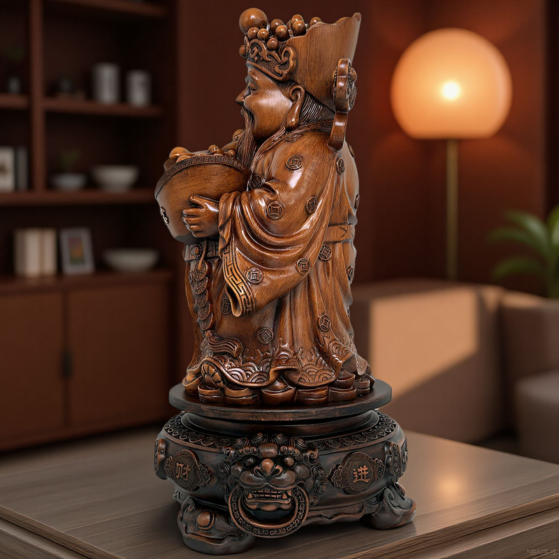 Figurină a Zeului Bogăției pentru decorul casei