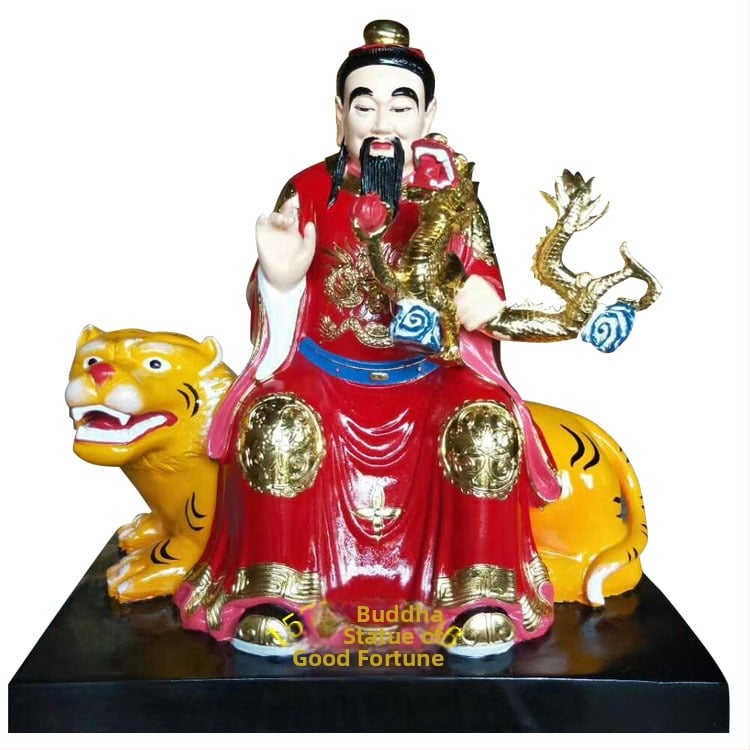 Statuie Bodhisattva al Regelui Vindecător – Hua Tuo și Sun Simiao, pentru altarul de acasă, rășină