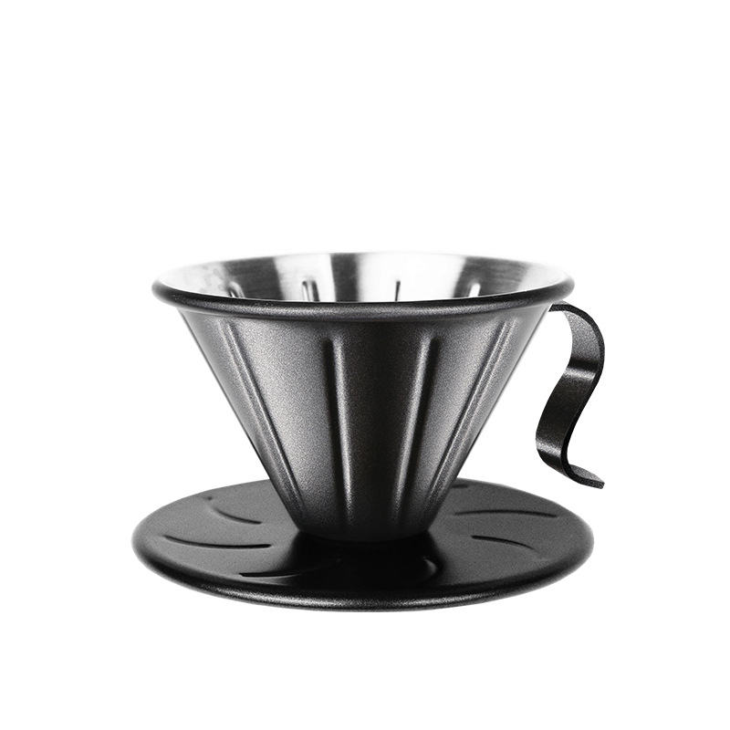 Nibu filtru de cafea din oțel inoxidabil 304 pentru V60, filtrare prin infuzie manuală, model V01 02