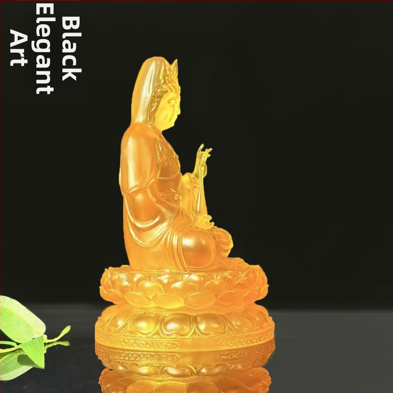 Statue Guanyin Bodhisattva din rășină pentru închinare acasă – ornament decorativ pentru interior