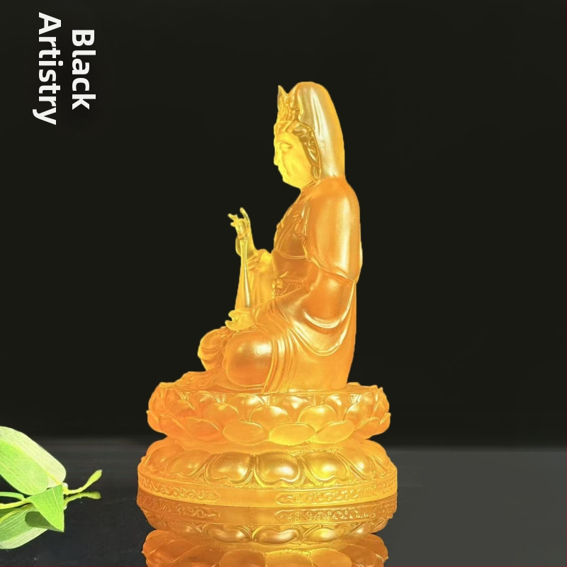 Statue Guanyin Bodhisattva din rășină pentru închinare acasă – ornament decorativ pentru interior
