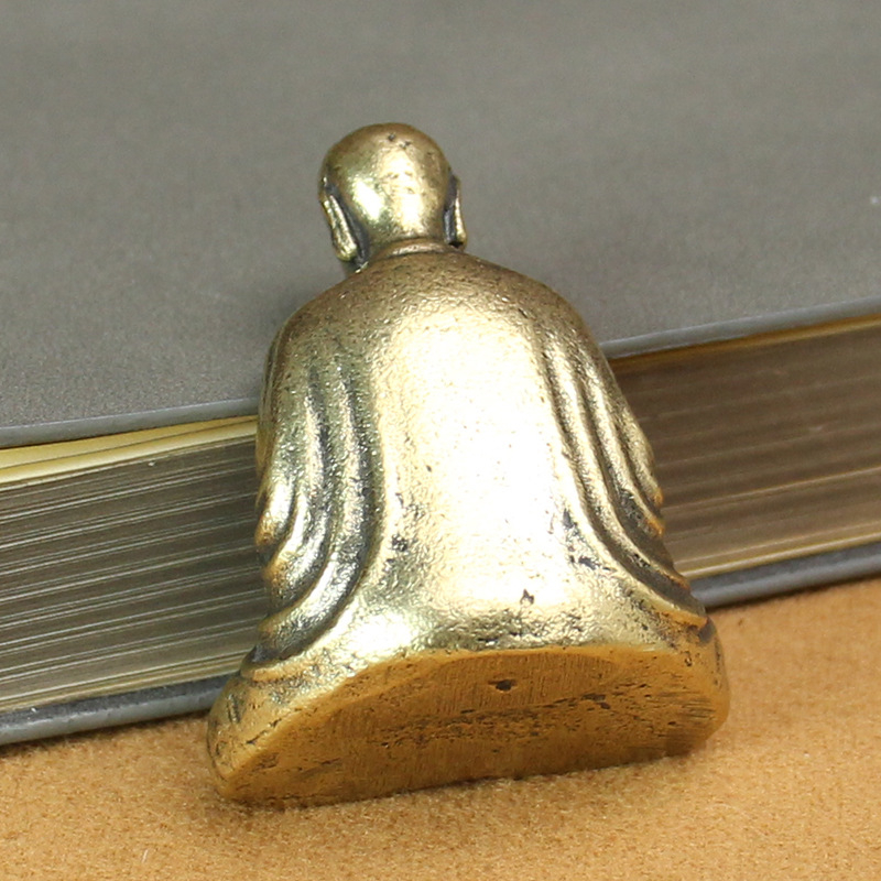 Statuia Buddha Vairocana – ornament pentru templu, obiect metalic
