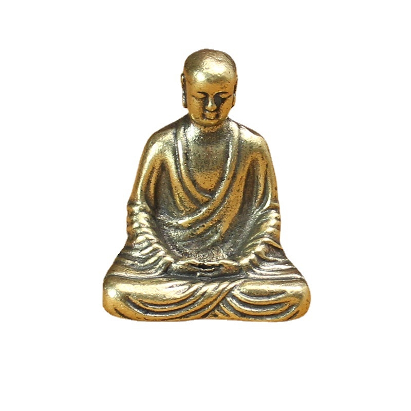 Statuia Buddha Vairocana – ornament pentru templu, obiect metalic