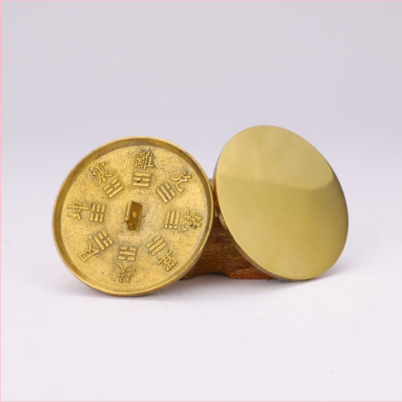 Set oglindă din alamă: oglindă Bodhi, oglindă mică de nuntă, oglindă Bagua și oglindă zodiac chinezesc