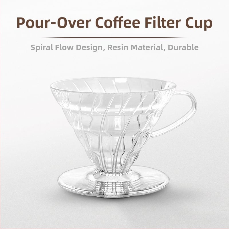 Filtru de cafea stil japonez pentru preparare manuală, cu dripper din rășină