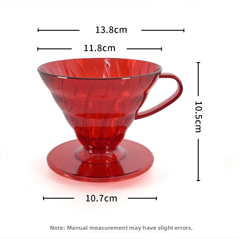 Filtru de cafea stil japonez pentru preparare manuală, cu dripper din rășină