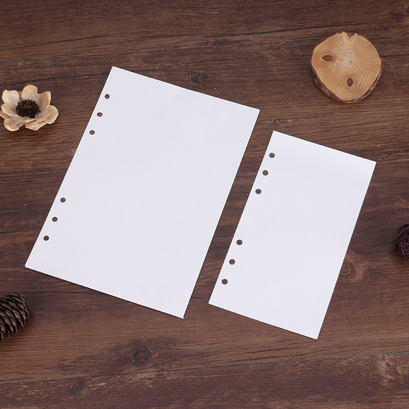 Bloc‑notes A5 cu grilă, legătură metalică și pagini de inserție pentru jurnal creativ
