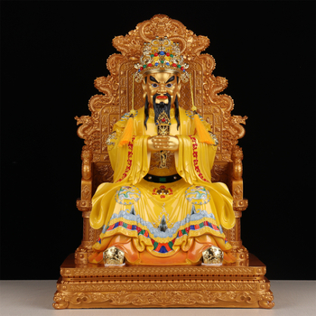 Statuile Guangji Dragon King și Buddha ai celor Cinci Domni, decor pentru living, statuetă din rășină