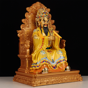 Statuile Guangji Dragon King și Buddha ai celor Cinci Domni, decor pentru living, statuetă din rășină
