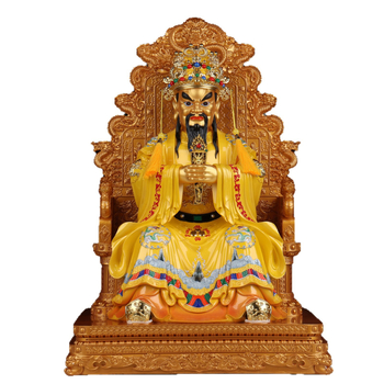 Statuile Guangji Dragon King și Buddha ai celor Cinci Domni, decor pentru living, statuetă din rășină