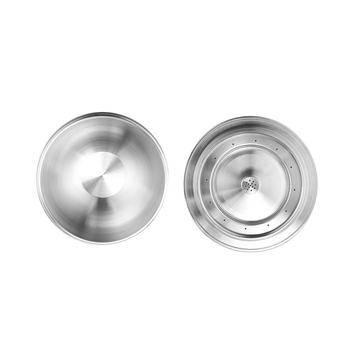 Filtru hemisferic din oțel inoxidabil pentru capsule Nespresso, compatibil cu VertuoPlus