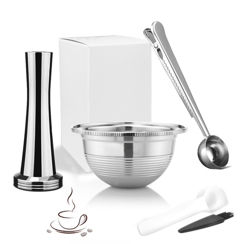 Filtru hemisferic din oțel inoxidabil pentru capsule Nespresso, compatibil cu VertuoPlus