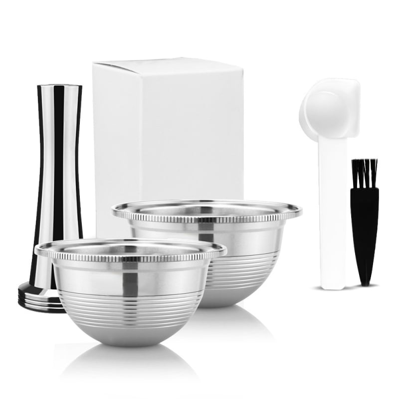Filtru hemisferic din oțel inoxidabil pentru capsule Nespresso, compatibil cu VertuoPlus