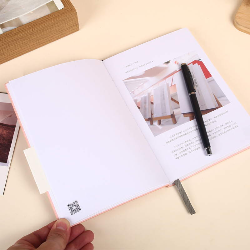 Notebook A5 cu curea personalizată, jurnal cu siglă imprimată, carnet de afaceri de înaltă calitate, carnet creativ pentru scriere manuală