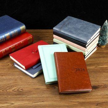 Jurnal gros cu copertă din PU, cu logo personalizat, caiet de birou cu închidere magnetică, 200–300 de pagini